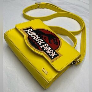 NWOT Jurassic Paek Yellow Top Handle Shoulder Bag